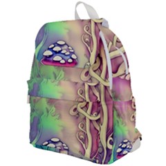 Tiny Forest Mushroom Fairy Top Flap Backpack by GardenOfOphir