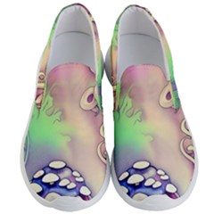 Tiny Forest Mushroom Fairy Men s Lightweight Slip Ons by GardenOfOphir