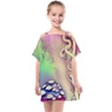 Tiny Forest Mushroom Fairy Kids  One Piece Chiffon Dress View1