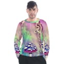 Tiny Forest Mushroom Fairy Men s Long Sleeve Raglan Tee View1