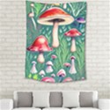 Forest Mushroom Fairy Garden Medium Tapestry View2