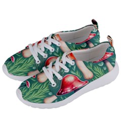 Forest Mushroom Fairy Garden Women s Lightweight Sports Shoes by GardenOfOphir