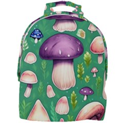 Forest Mushroom Garden Path Mini Full Print Backpack by GardenOfOphir