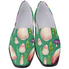 Forest Mushroom Garden Path Women s Classic Loafer Heels by GardenOfOphir