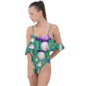 Forest Mushroom Garden Path Drape Piece Swimsuit View1