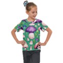 Forest Mushroom Garden Path Kids  Mesh Piece Tee View1