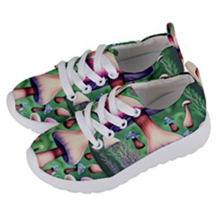 Secret Forest Mushroom Fairy Kids  Lightweight Sports Shoes by GardenOfOphir