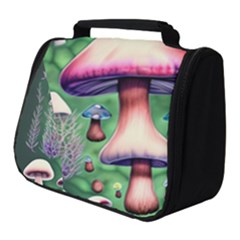 Secret Forest Mushroom Fairy Full Print Travel Pouch (small) by GardenOfOphir