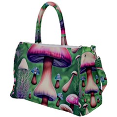 Secret Forest Mushroom Fairy Duffel Travel Bag by GardenOfOphir