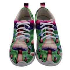 Secret Forest Mushroom Fairy Women Athletic Shoes by GardenOfOphir