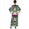 Secret Forest Mushroom Fairy V-Neck Boho Style Maxi Dress View2