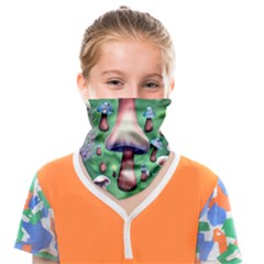 Secret Forest Mushroom Fairy Face Covering Bandana (kids)