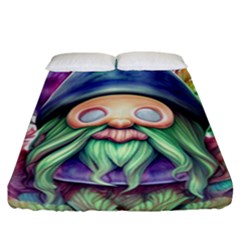 Enchanted Mushroom Forest Fairycore Fitted Sheet (california King Size) by GardenOfOphir