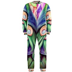 Enchanted Mushroom Forest Fairycore Onepiece Jumpsuit (men) by GardenOfOphir