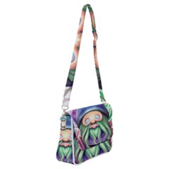 Enchanted Mushroom Forest Fairycore Shoulder Bag With Back Zipper by GardenOfOphir