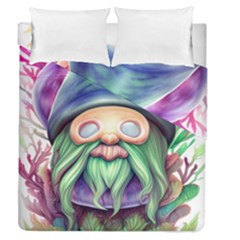 Enchanted Mushroom Forest Fairycore Duvet Cover Double Side (queen Size) by GardenOfOphir