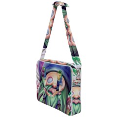 Enchanted Mushroom Forest Fairycore Cross Body Office Bag by GardenOfOphir