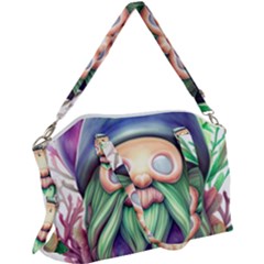 Enchanted Mushroom Forest Fairycore Canvas Crossbody Bag by GardenOfOphir