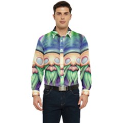 Enchanted Mushroom Forest Fairycore Men s Long Sleeve  Shirt by GardenOfOphir