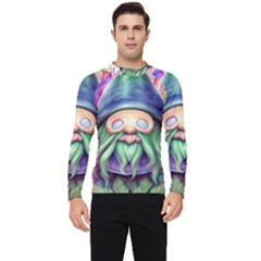 Enchanted Mushroom Forest Fairycore Men s Long Sleeve Rash Guard by GardenOfOphir