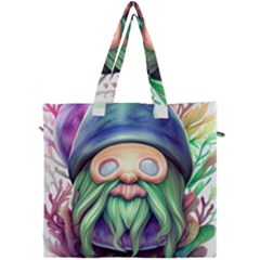 Enchanted Mushroom Forest Fairycore Canvas Travel Bag by GardenOfOphir