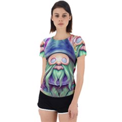 Enchanted Mushroom Forest Fairycore Back Cut Out Sport Tee by GardenOfOphir