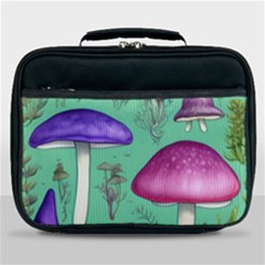 Foraging In The Mushroom Forest Lunch Bag by GardenOfOphir