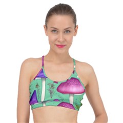 Foraging In The Mushroom Forest Basic Training Sports Bra by GardenOfOphir