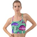 Foraging In The Mushroom Forest Mini Tank Bikini Top View1