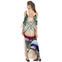 Natural Mushroom Fairy Garden Maxi Chiffon Cover Up Dress View2