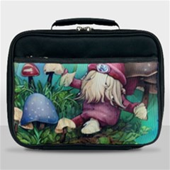 Vintage Flowery Mushroom Lunch Bag by GardenOfOphir