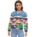 Woodsy Mushroom Forest Nature Women s Long Sleeve Raglan Tee View1