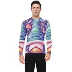 Mushroom Core Men s Long Sleeve Rash Guard by GardenOfOphir