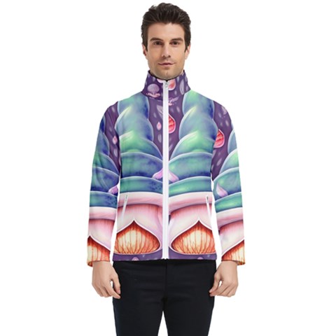 Mushroom Core Men s Bomber Jacket by GardenOfOphir