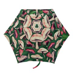 Foraging In The Mushroom Zone Mini Folding Umbrellas by GardenOfOphir