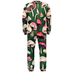 Foraging In The Mushroom Zone Onepiece Jumpsuit (men) by GardenOfOphir