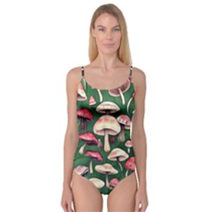 Foraging In The Mushroom Zone Camisole Leotard  by GardenOfOphir