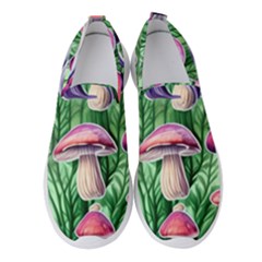 Mushroom Women s Slip On Sneakers by GardenOfOphir