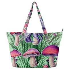 Mushroom Full Print Shoulder Bag by GardenOfOphir