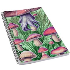 Mushroom 5 5  X 8 5  Notebook by GardenOfOphir