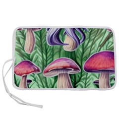 Mushroom Pen Storage Case (m) by GardenOfOphir