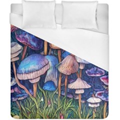 Retro Mushroom Duvet Cover (california King Size) by GardenOfOphir