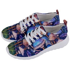 Retro Mushroom Men s Lightweight Sports Shoes by GardenOfOphir