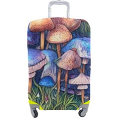 Retro Mushroom Luggage Cover (large) by GardenOfOphir