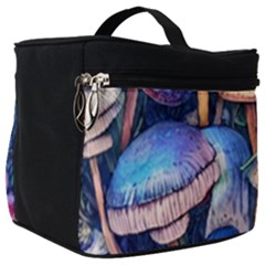 Retro Mushroom Make Up Travel Bag (big) by GardenOfOphir