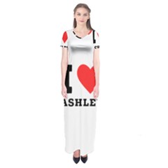 I Love Ashley Short Sleeve Maxi Dress by ilovewhateva