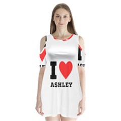 I Love Ashley Shoulder Cutout Velvet One Piece by ilovewhateva