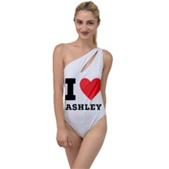 I Love Ashley To One Side Swimsuit by ilovewhateva