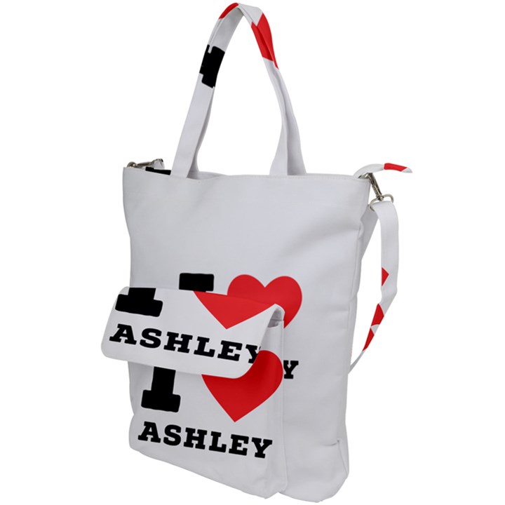 I love ashley Shoulder Tote Bag