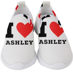 I Love Ashley Kids  Slip On Sneakers by ilovewhateva